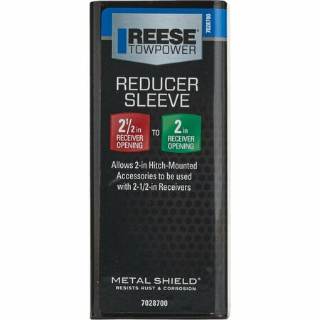 REESE TOWPOWER Reducer Sleeve Receiver Adapter 7028700